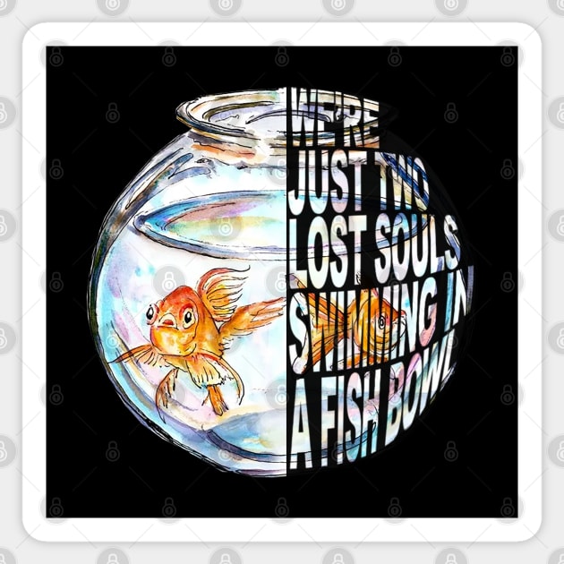 WISH YOU WERE FISH Sticker by Vansa Design